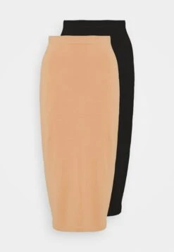 Even&Odd 2 Pack - Pencil Skirt - Black/Camel -FOREVER 21 b13a7364ac8b48a9bb3b67f6bda38391
