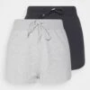2 Pack - Shorts - Black - Light Grey -FOREVER 21 b1a822f837314bada498a063e7d02bcc