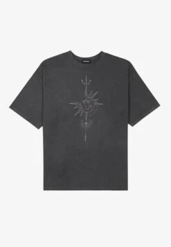 Even&Odd Print T-Shirt - Black -FOREVER 21 b202e58207a04363b57a7ea61310a71e