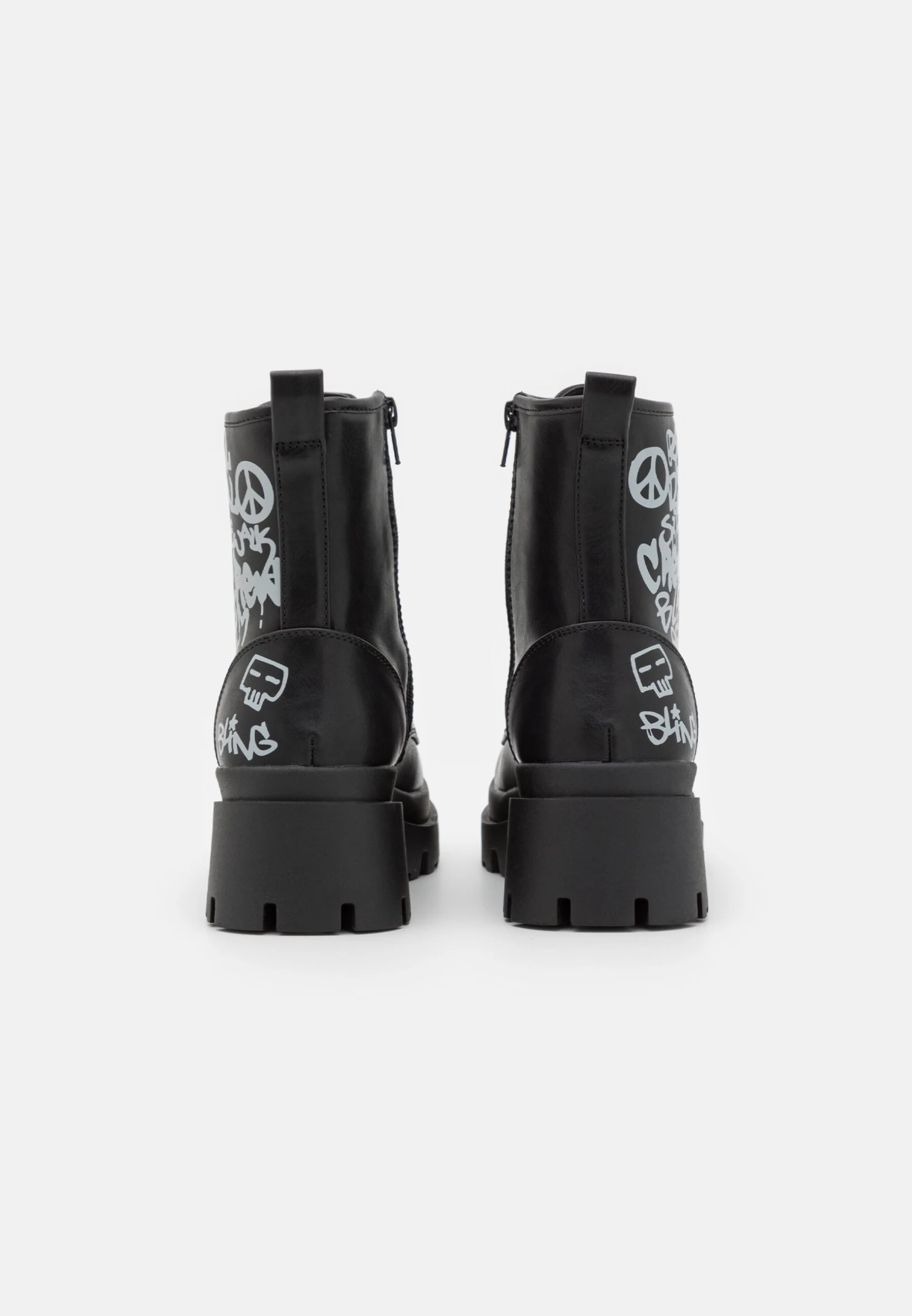 Even&Odd Platform Ankle Boots - Black 6 Even&Odd Platform Ankle Boots - Black - Image 4