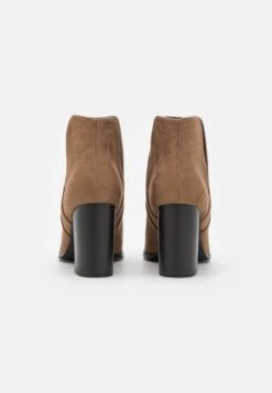 High Heeled Ankle Boots - Taupe -FOREVER 21 b9b458cb73b148b48764b70aa4d7acd8