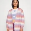 Even&Odd Cardigan - Lilac/Pink/White