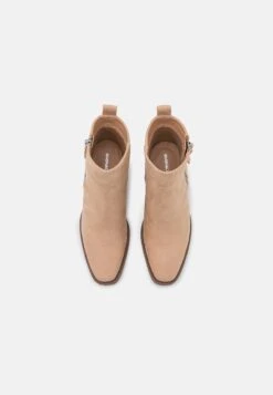 Even&Odd Cowboy/Biker Ankle Boot - Beige -FOREVER 21 bee32a85dba74abca9b044311bd1b071