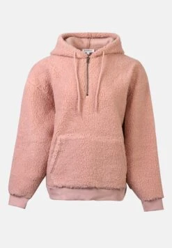 Even&Odd TEDDY ZIP THROUGH - Fleece Jumper - Pink -FOREVER 21 bee952ea31e540cc8a57bb2fad0fba0a