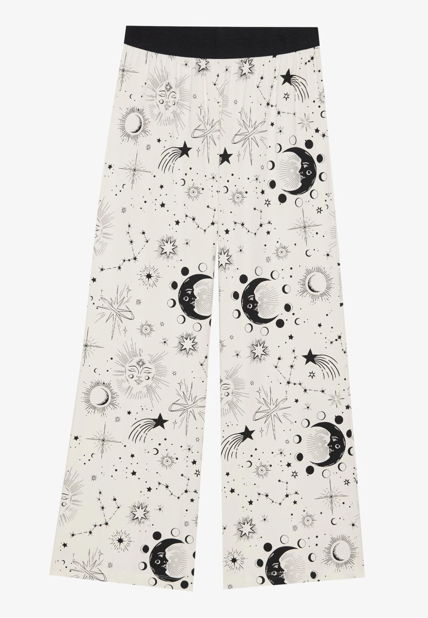 Even&Odd 2 PACK - Pyjama Bottoms - Black/ Beige 8 Even&Odd 2 PACK - Pyjama Bottoms - Black/ Beige - Image 6