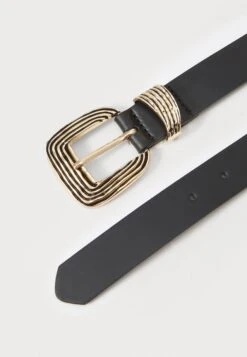 Even&Odd LEATHER - Belt - Black -FOREVER 21 bfa66b3e9a7a414eadf86577450b6485