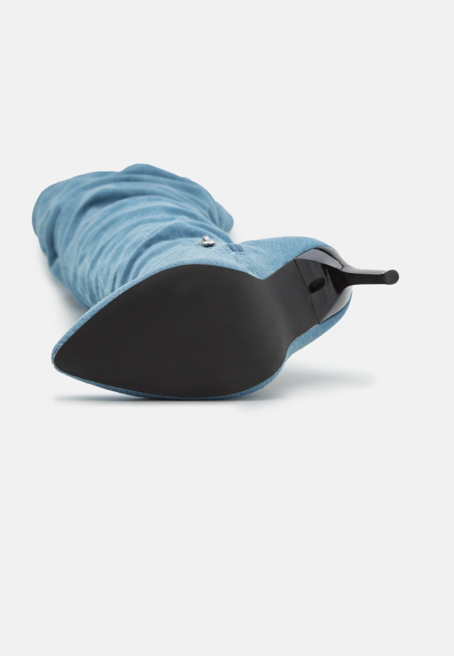 Even&Odd High Heeled Boots - Blue Denim 7 Even&Odd High Heeled Boots - Blue Denim - Image 5