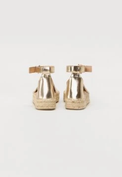 Even&Odd Ankle Strap Ballet Pumps - Gold Coloured 12 Even&Odd Ankle Strap Ballet Pumps - Gold Coloured -FOREVER 21 c5ffed73b19e46d28f81552937d2a9ca