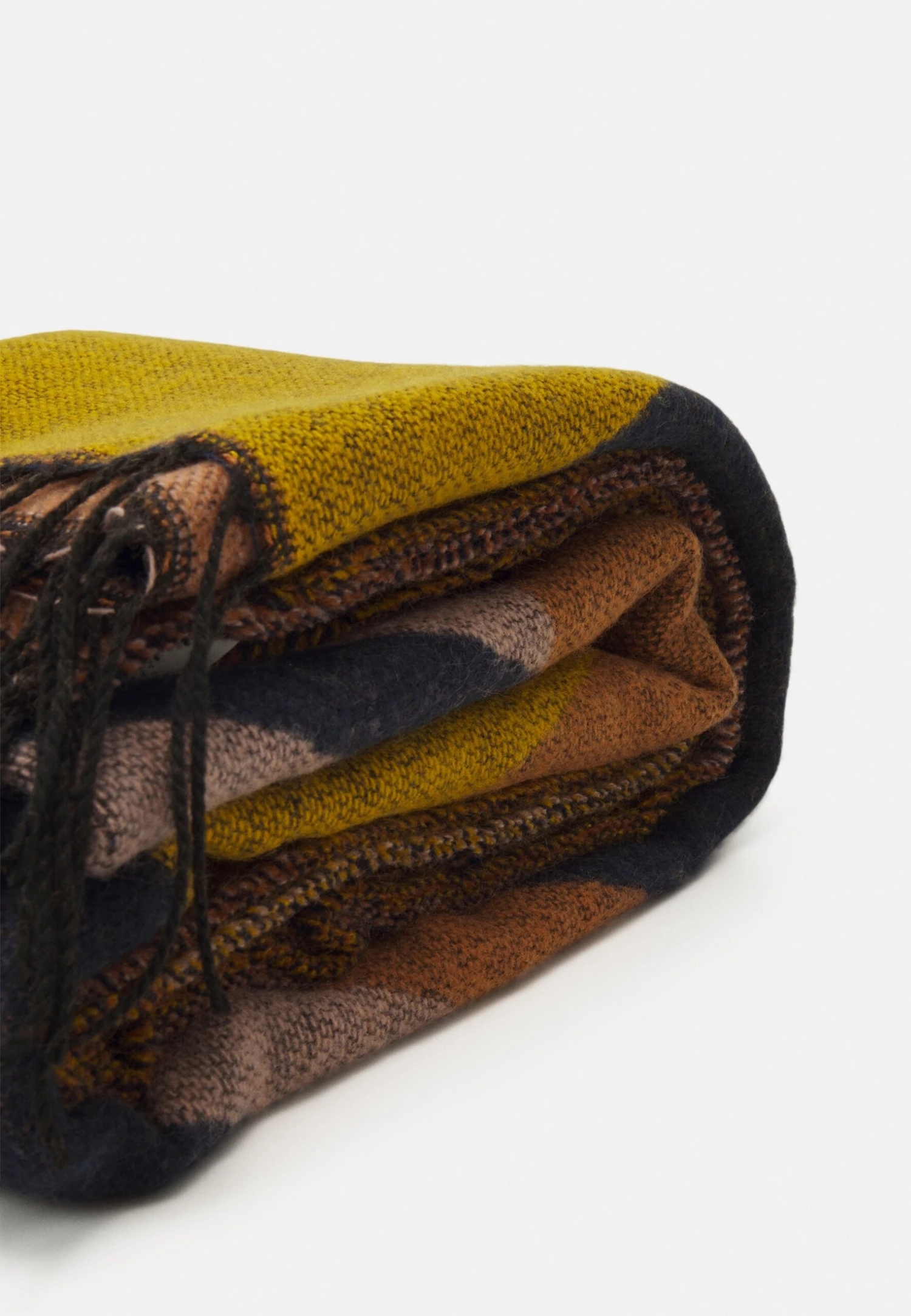 Even&Odd Scarf - Mustard Yellow/Orange 4 Even&Odd Scarf - Mustard Yellow/Orange - Image 2