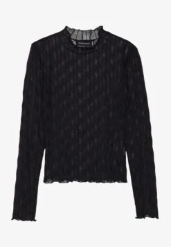 Even&Odd WIDE MESH LS TOP / EO-AW24-D006-SJ / 912 - NEON YELLOW - Long Sleeved Top - Black -FOREVER 21 c76d020ead144593824c03712583c5ca