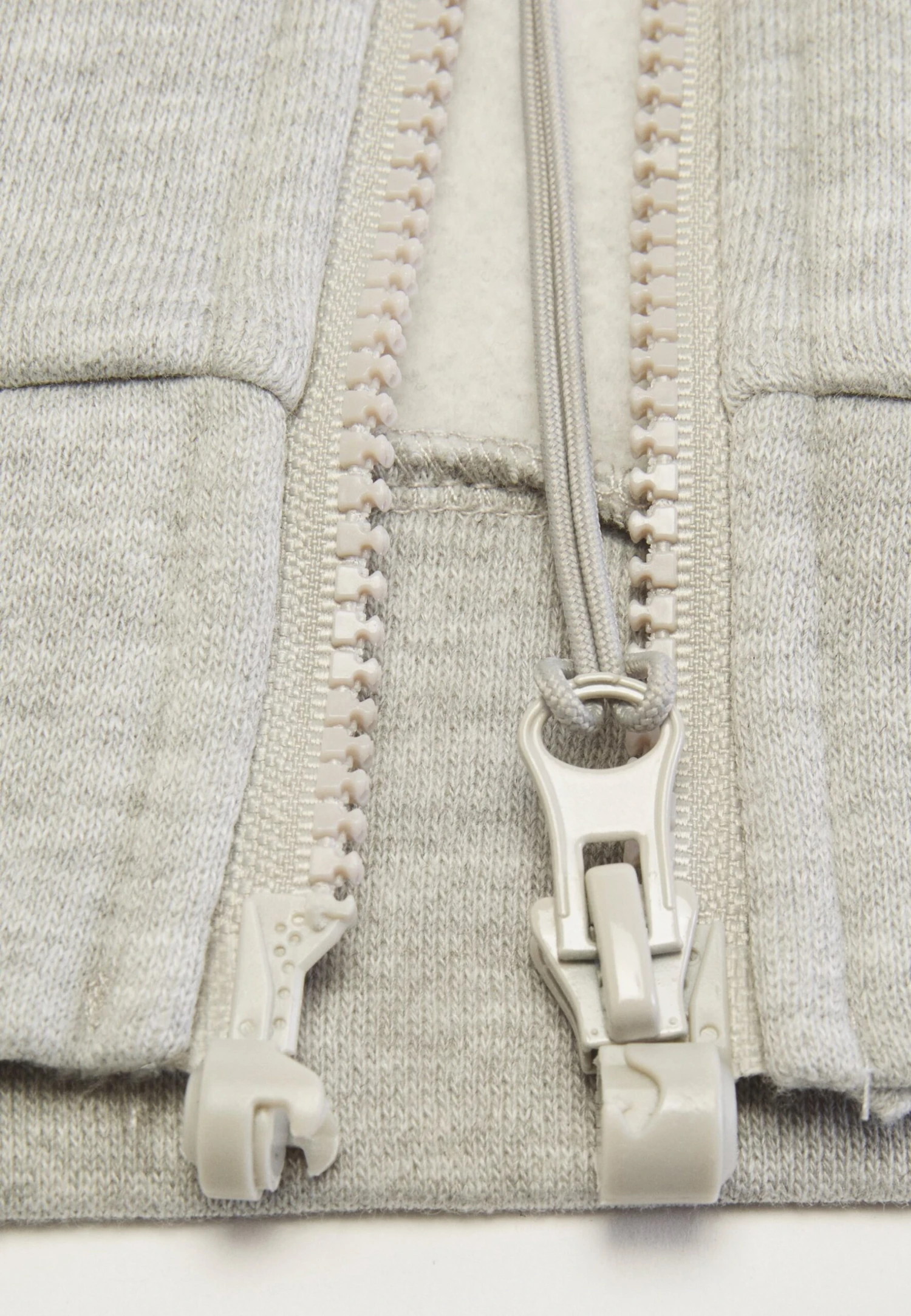 Even&Odd Zip-Up Sweatshirt - Mottled Grey 11 Even&Odd Zip-Up Sweatshirt - Mottled Grey - Image 9