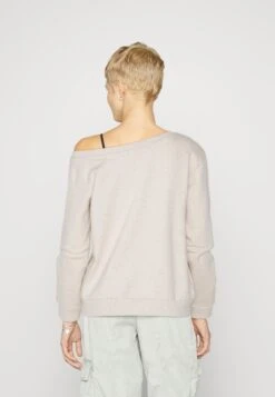 Even&Odd BASIC OFF SHOULDER SWEATSHIRT - Sweatshirt - Mottled Beige -FOREVER 21 c81b2c8d01d74f2ea897b259425d9ca7