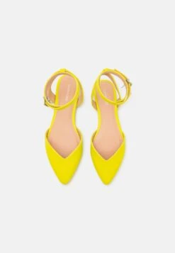 Even&Odd Slingback Ballet Pumps - Yellow -FOREVER 21 c8f66b66a0e24136b4a035d55b932cf3