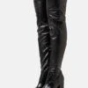 Even&Odd Over-The-Knee Boots - Black -FOREVER 21 cae97c6438c641318d82a8309b0813eb