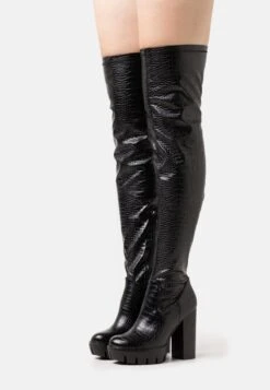 Even&Odd Over-The-Knee Boots - Black
