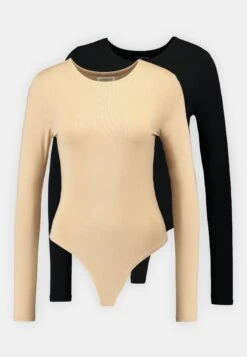 Even&Odd 2 PACK - Long Sleeved Top - Light Pink/black -FOREVER 21 ce14e63a0fb6402787f5d4c6f84eb4a7