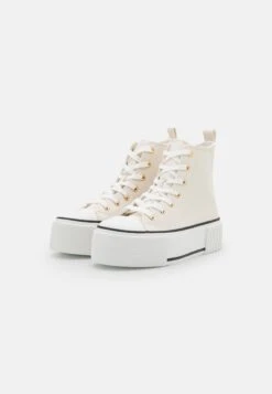 Even&Odd High-Top Trainers - Off-White -FOREVER 21 d8801207a6c2436ebda428cece9d45c2