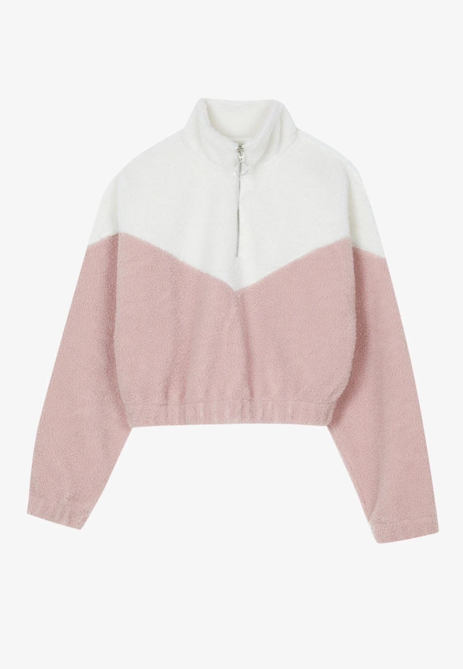 Even&Odd Fleece Jumper - Off-white/pink 7 Even&Odd Fleece Jumper - Off-white/pink - Image 5