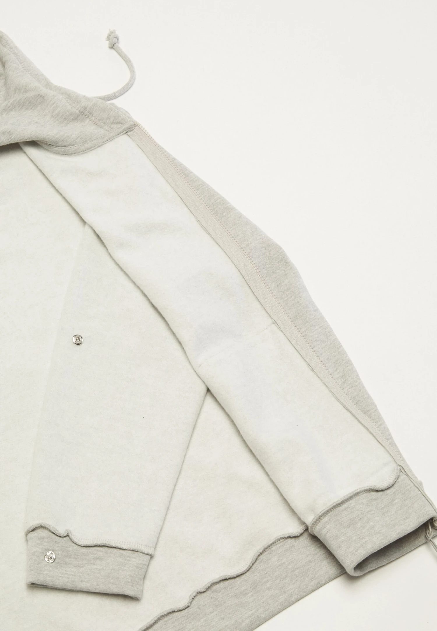Even&Odd Zip-Up Sweatshirt - Mottled Grey 12 Even&Odd Zip-Up Sweatshirt - Mottled Grey - Image 10