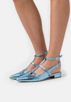 Even&Odd Slingback Ballet Pumps - Blue
