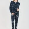 Even&Odd SET - Pyjama Set - Navy 1 Even&Odd SET - Pyjama Set - Navy -FOREVER 21 d9a7d56045444ee38b63336e5f450b97