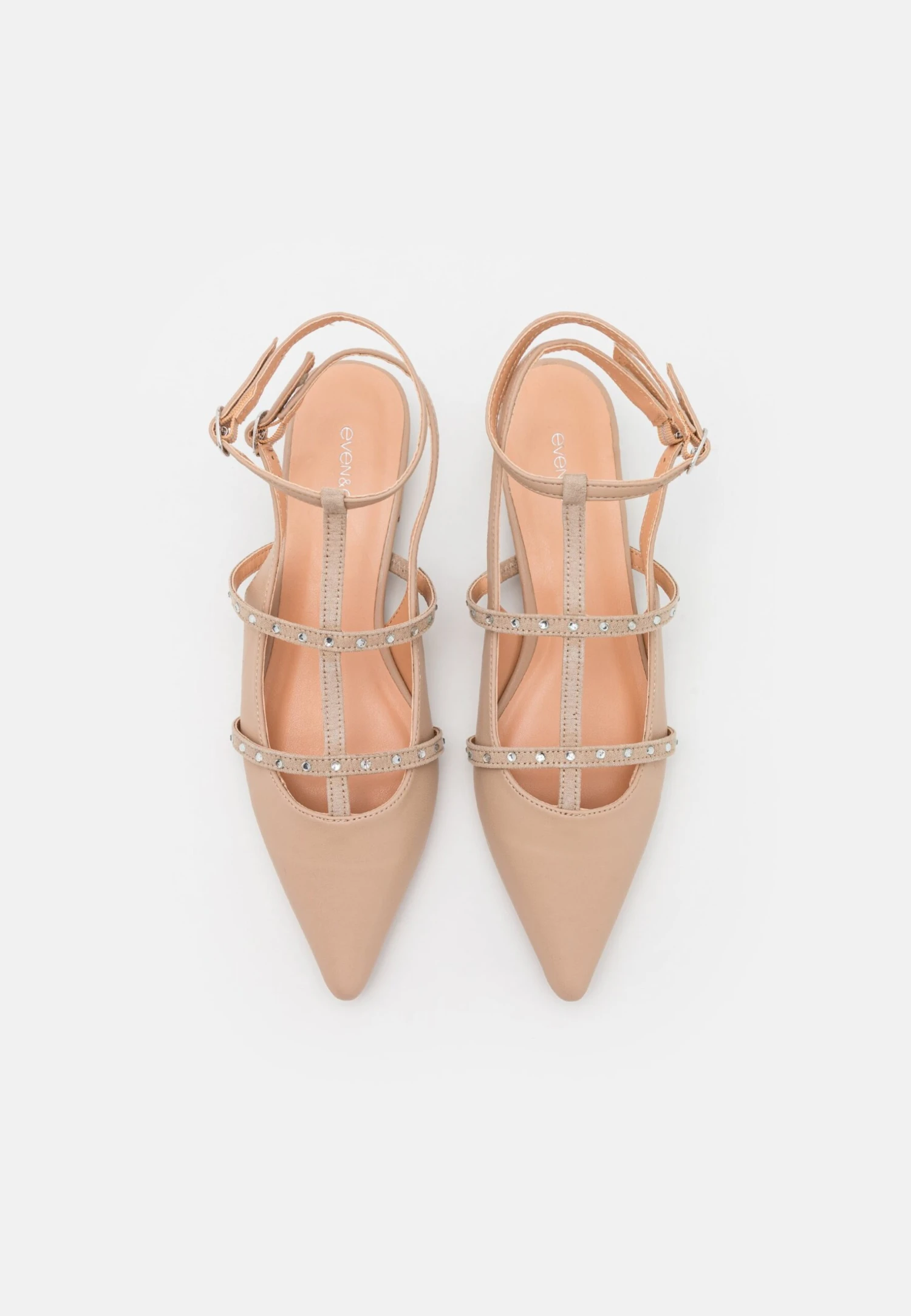 Even&Odd Slingback Ballet Pumps - Beige 8 Even&Odd Slingback Ballet Pumps - Beige - Image 6