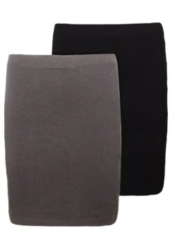 Even&Odd 2 Pack - Mini Skirt - Grey/Black