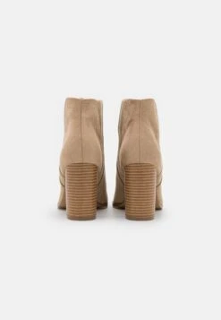 High Heeled Ankle Boots - Beige -FOREVER 21 e0bf4eb2417e48349c4659027f9a462f