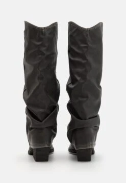 Even&Odd Cowboy/Biker Boots - Dark Grey -FOREVER 21 e4ebd858cfbd493bb0a89717e97bf0a2