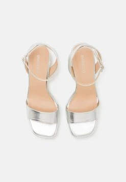 Even&Odd Platform Sandals - Silver -FOREVER 21 e540ace881bf46cca71a3de80b4e7105