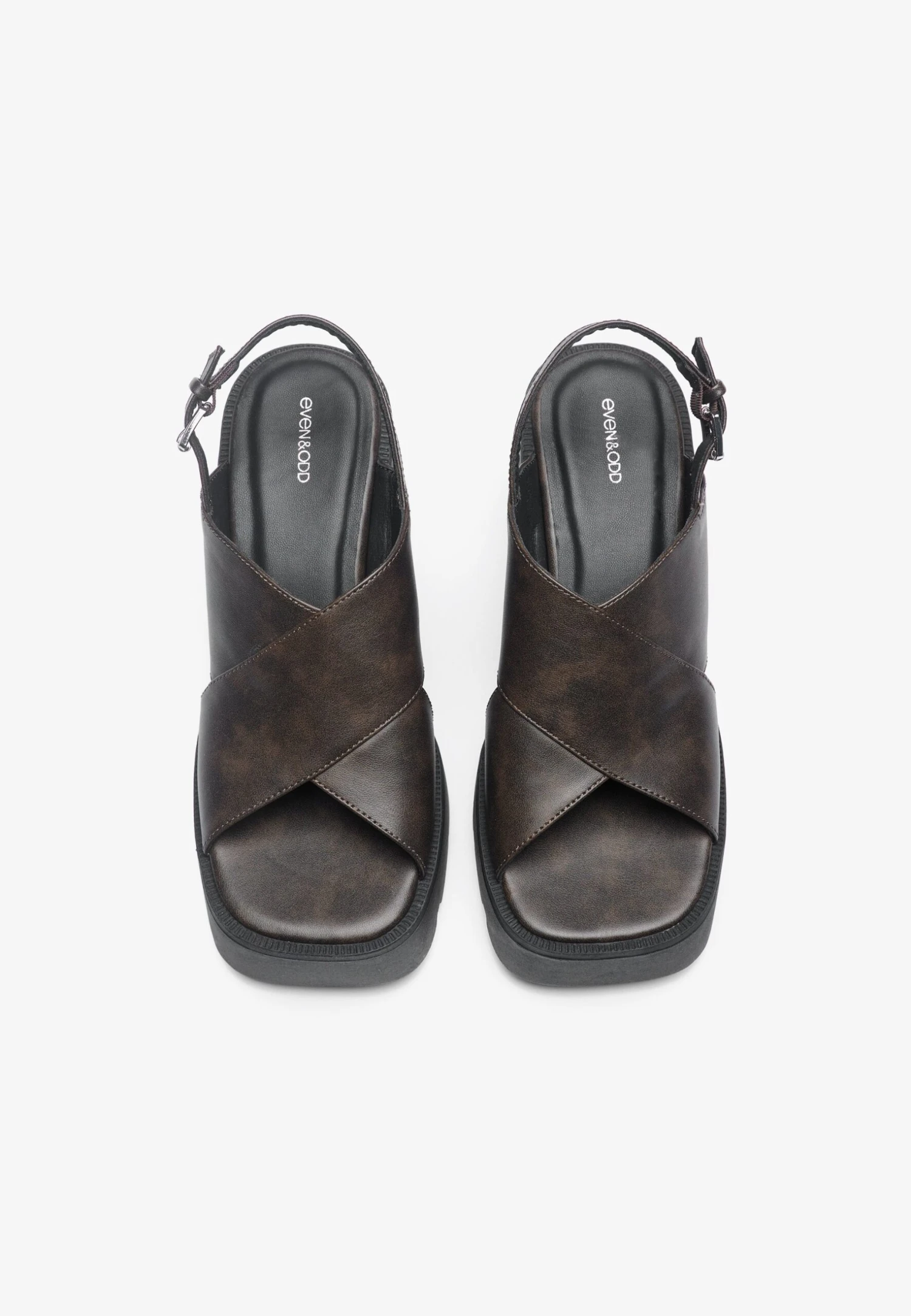 Even&Odd High Heeled Sandals - Burnished Brown 7 Even&Odd High Heeled Sandals - Burnished Brown - Image 5