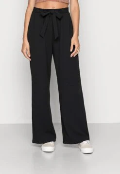 Even&Odd Belt Detail Wide Leg Pants - Trousers