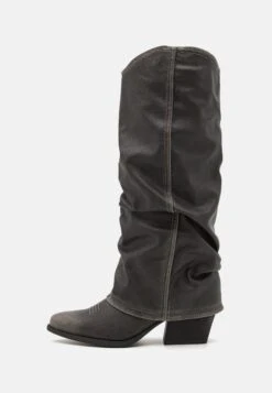 Even&Odd Cowboy/Biker Boots - Dark Grey