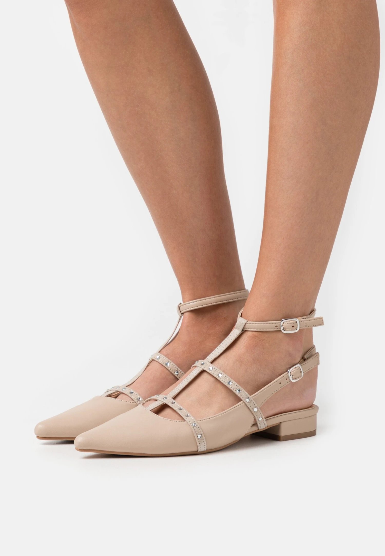 Even&Odd Slingback Ballet Pumps - Beige 3 Even&Odd Slingback Ballet Pumps - Beige