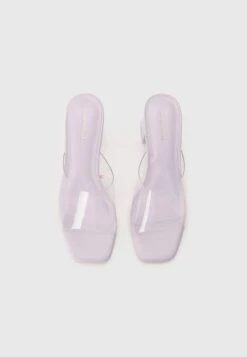 Even&Odd Heeled Mules - Lilac/transparent -FOREVER 21 ef0bf105a11c43a4a7a75626970e25e2