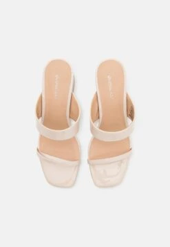 Even&Odd Heeled Mules - Off-white -FOREVER 21 efa501242f524164add931cfab88f87d