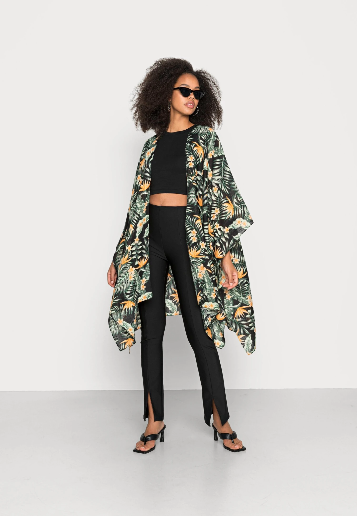 Even&Odd Summer Jacket - Black/Green/Yellow 4 Even&Odd Summer Jacket - Black/Green/Yellow - Image 2