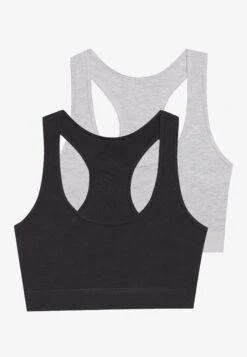Even&Odd 2 PACK - Bustier - Black/light Grey -FOREVER 21 efd41fd425314deb997d2b976ef179c1