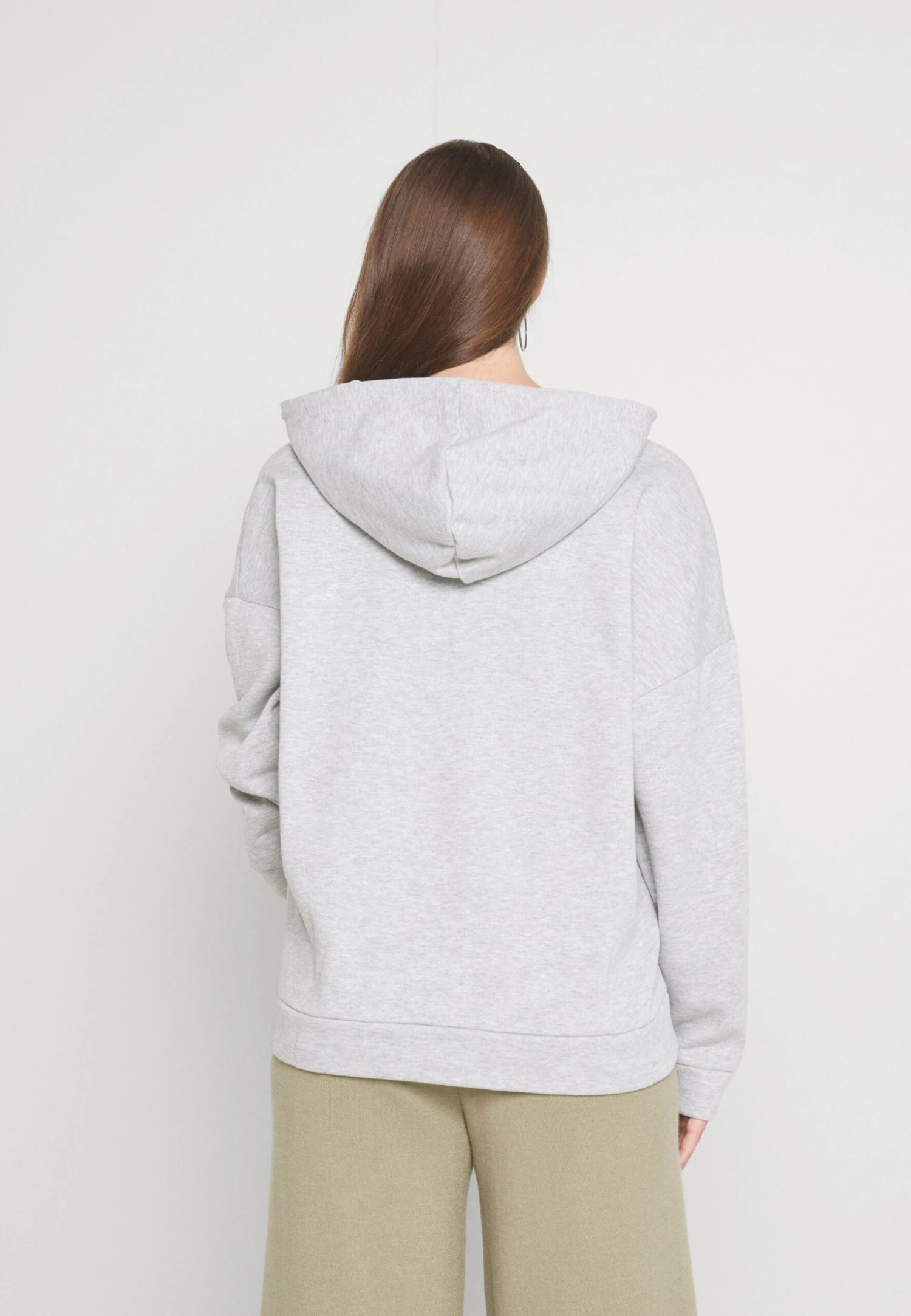 Even&Odd Zip-Up Sweatshirt - Mottled Grey 6 Even&Odd Zip-Up Sweatshirt - Mottled Grey - Image 4
