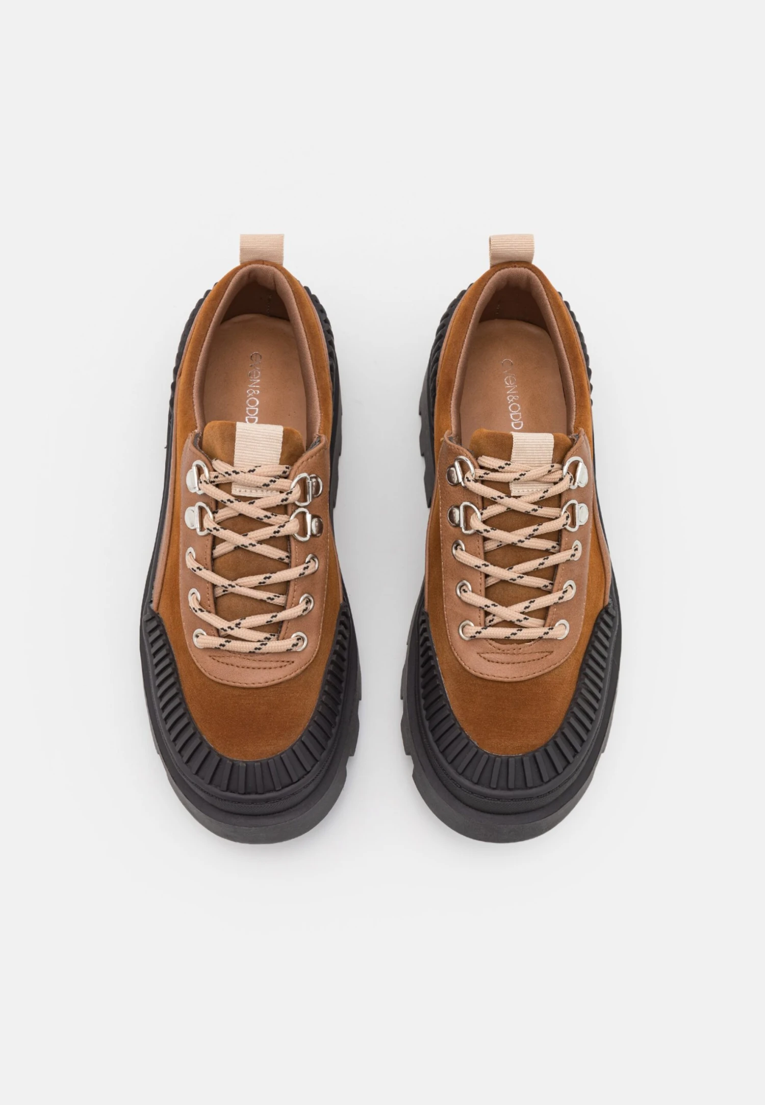 Even&Odd Casual Lace-Ups - Brown 8 Even&Odd Casual Lace-Ups - Brown - Image 6