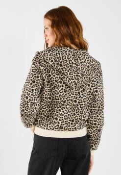 Even&Odd Zip-up Sweatshirt - Beige -FOREVER 21 f5c99057b2a746249c4808b06e4e3aea