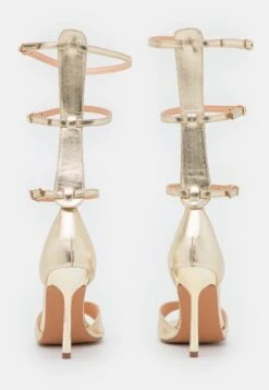 Even&Odd Ankle Cuff Sandals - Gold -FOREVER 21 f640361a927d4cc58652d36f06ea82e3