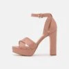 Even&Odd High Heeled Sandals - Light Pink -FOREVER 21 f7891d009bfb415a883972bb5d39a439