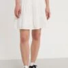 Even&Odd COTTON A LINE SKIRT - A-line Skirt - White -FOREVER 21 f7ae7019c2864a1eacb42ba2ff280e39