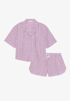 Even&Odd SET - Pyjama Set - Neutral Stripes With Brown -FOREVER 21 fbce3ba4586941138cb9a72a3606e8aa
