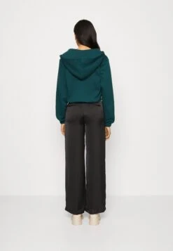 Even&Odd Zip-Up Sweatshirt - Evergreen -FOREVER 21 ff82d6ec16914fedb1d2b85326b262d4